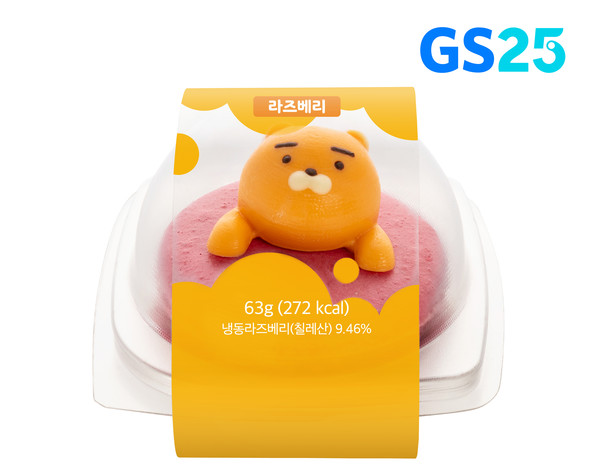 GS25가 카카오프렌즈 디저트 상품 2탄 라이언 크런치 마카롱을 출시했다