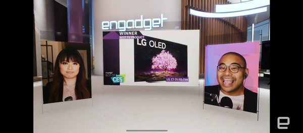 LG 올레드 TV(C1)는 TV 부문(Best TV Product)에서 최고상을 수상했다.