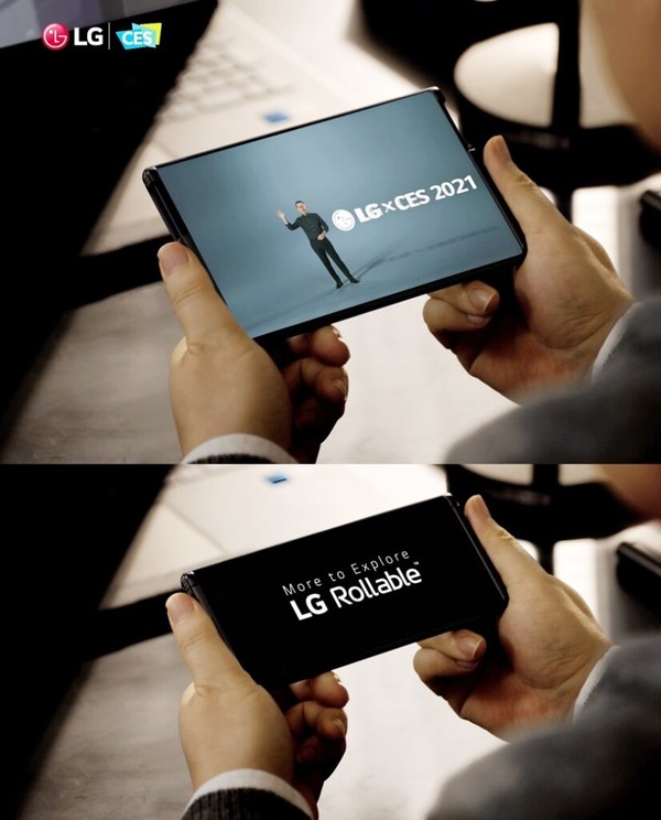 LG 롤러블은 모바일 기기 부문(Best Phone or Mobile Device)에서 최고상을 수상했다.