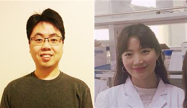 왼쪽부터 조정남 교수 연구팀의 조정남 교수와 김은유 연구교수