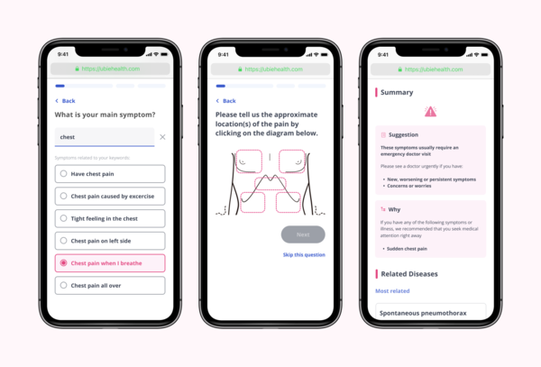 Ubie Ubie, Japanese HealthTech Startup, Launches AI-powered Symptom Checker ...