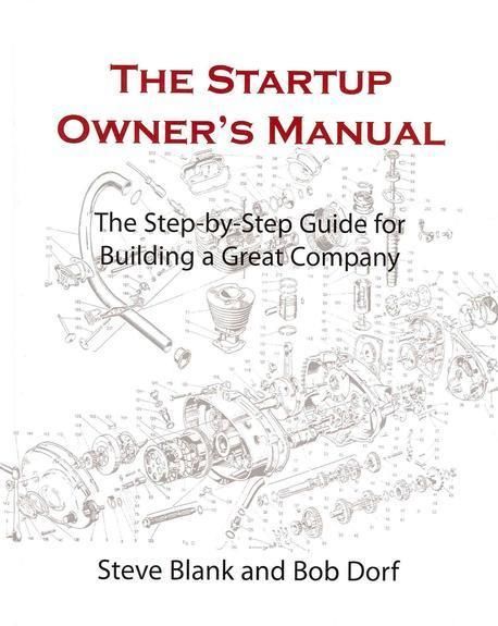 Steve Blank and Bob Dorf의 "The Startup Owner's Manual"  표지