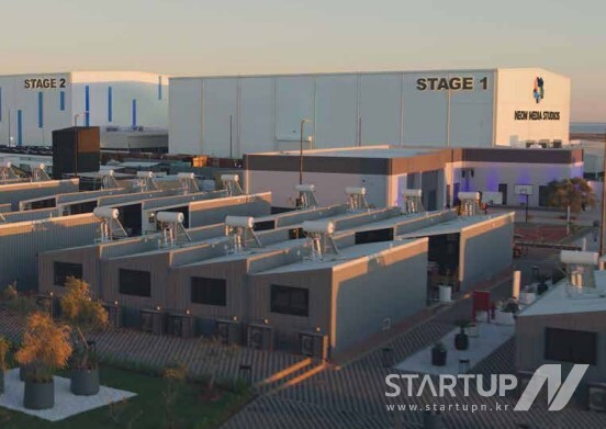 ネオム メディア ビレッジの眺め (メディア ビレッジ提供)