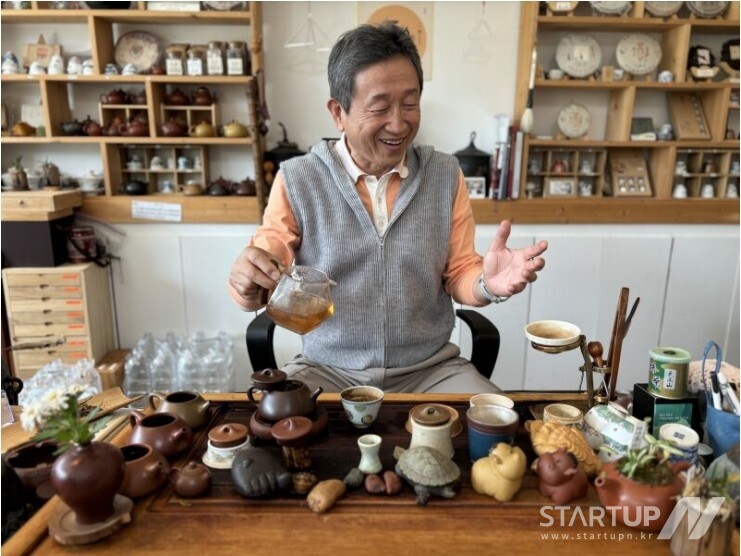 로컬앤라이프가 기획한 충북 제천의 '한국차문화박물관'의 티마카세