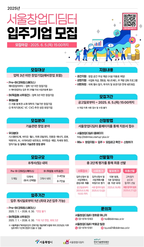 2025 무료 슬롯 머신 입주기업 모집 포스터