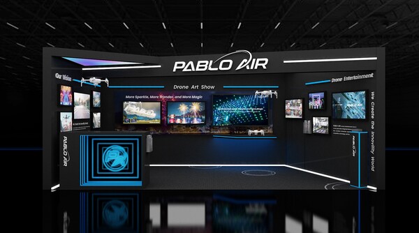 파블로메이저 카지노 사이트이 중국 상해에서 열리는 IAAPA Expo Asia 2025에 마련하는 참가 부스 조감도
