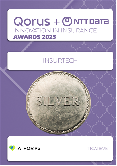 에이아이포펫, 2025 Qorus Innovation in Insurance Awards메이저카지노사이트Insurtech 부문 실버상 수상