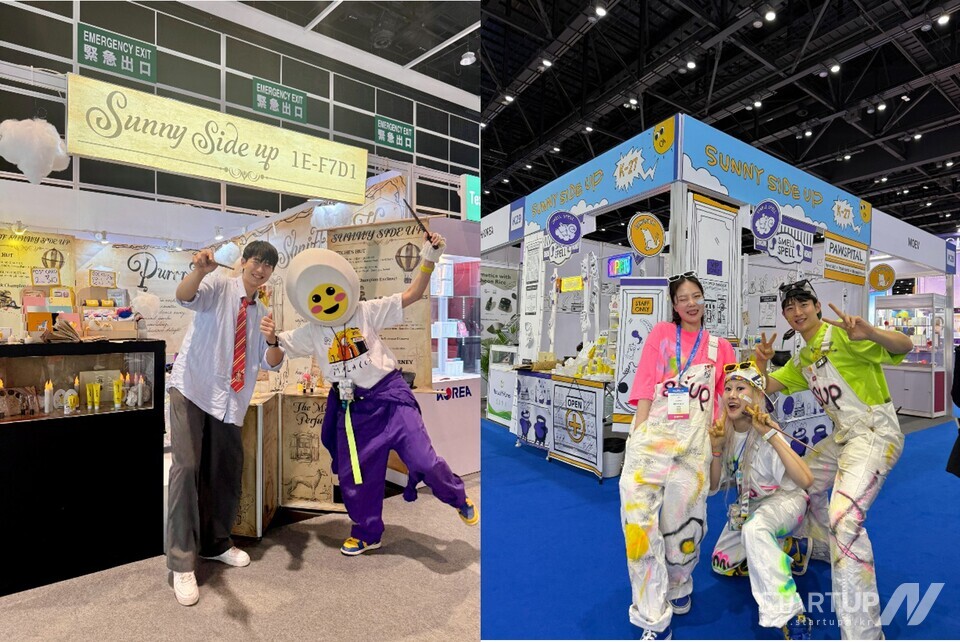 뷰티&코스메틱 전시회인코스모프로프에 매년 참가하고 있는 메이저카지노사이트. (좌) 2024 코스모프로프홍콩, (우) 2025 코스모프로프 태국 방콕