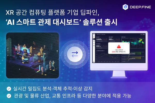 메이저카지노사이트, XR 공간컴퓨팅 기반 ‘AI 스마트 관제 대시보드’ 출시…관광·물류·교통 적용 가능