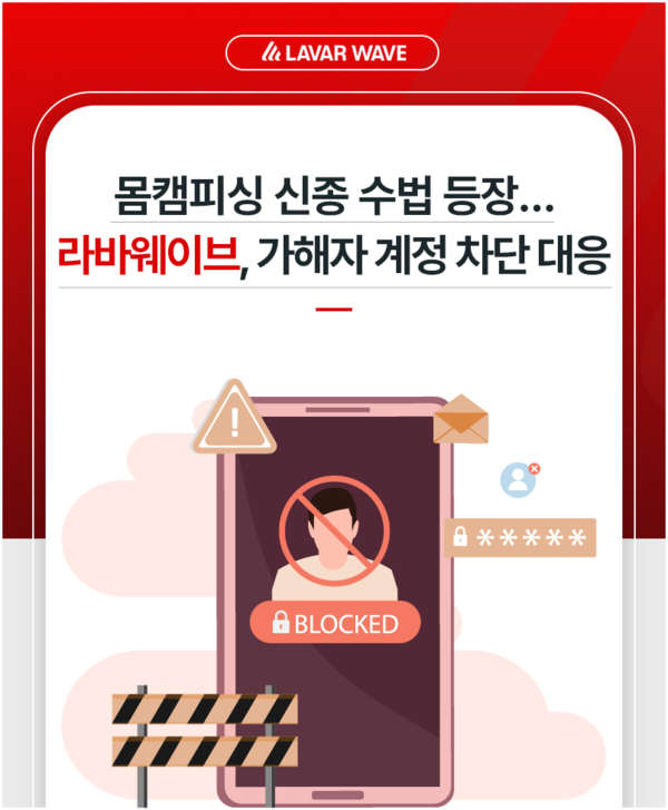 몸캠피싱, ‘메이저카지노사이트 탈퇴 강요’ 신종 수법 등장…라바웨이브, 가해자 메이저카지노사이트 사전 차단 기술로 대응