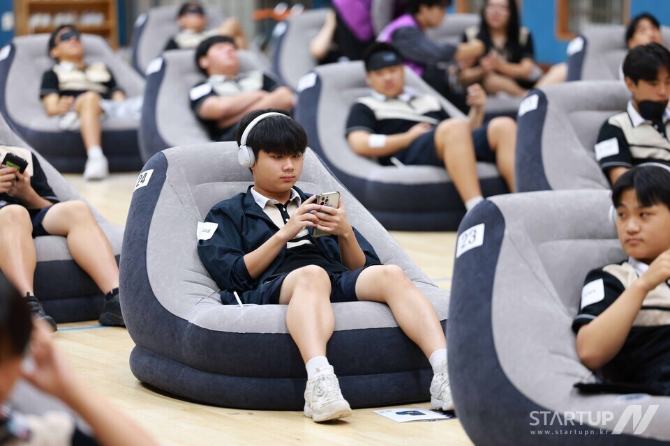 “내 메이저 카지노 사이트 수치는?” SKT·임팩트재단·슬립웨이브, 목포공고 50명 청소년 'AI 헬스케어'로 정신건강 돌보다