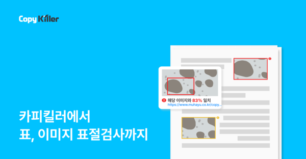 무하유 ‘카피킬러’, 논문·보고서 표·이미지 표절 메이저 사이트 순위 기능 출시…“텍스트 넘어 시각자료까지 원클릭 검증”