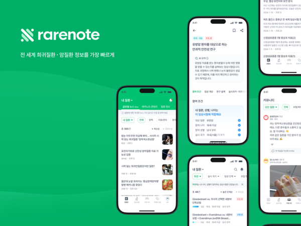 Rarenote サービス画面